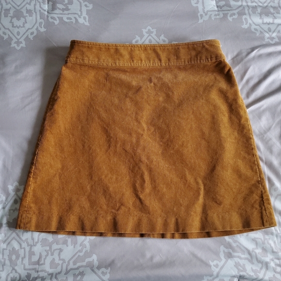J. Crew Dresses & Skirts - Jcrew mustard corduroy mini skirt